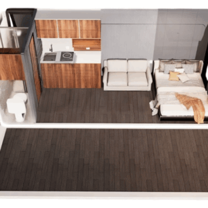 Capsula Eco Nest, Casa Modulara Smart, 12.8 m2