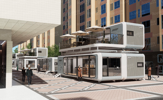 Capsula Modulara Bar, Casa Modulara Bar