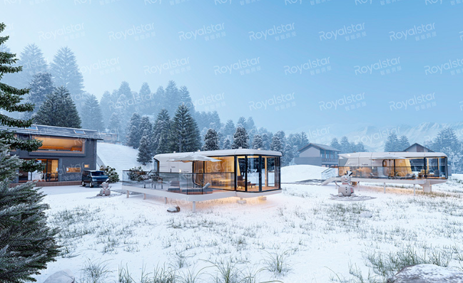 Capsula Modulara Iarna, Casa Modulara Iarna